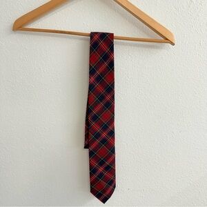 Pendleton Red and Blue Plaid Tie